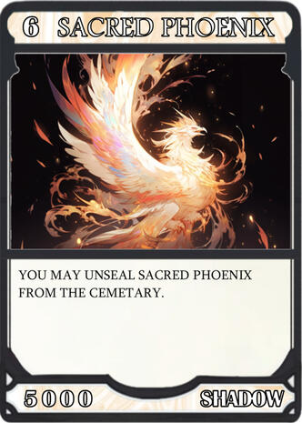 Sacred Phoenix card