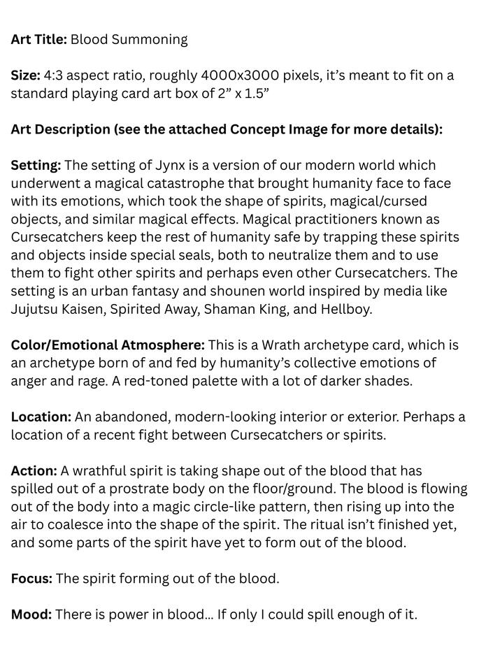 Blood Summoning Brief Blood Summoning Brief